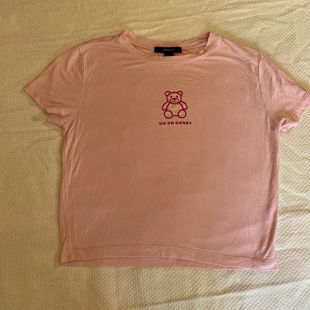 Cute pink baby tee